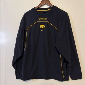 Nike Women’s Black Iowa Volleyball Fleece Pull Over